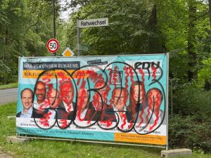Zerstörte Wahlplakate in Ehestorf: Wenn blinde Wut ein soziales Projekt trifft